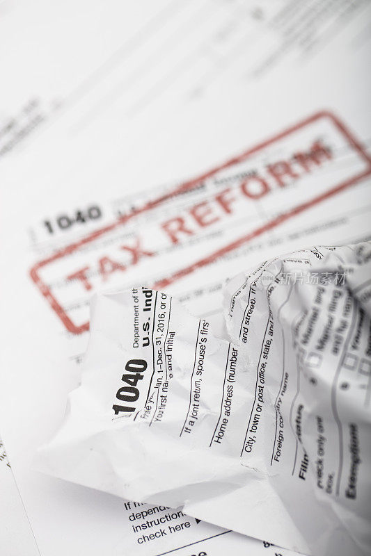 税改IRS 1040表格